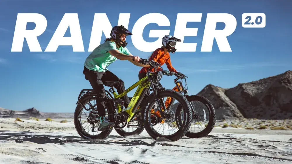 Cyrusher Ranger 2.0, motore posteriore Bafang 250W e batteria interna al telaio