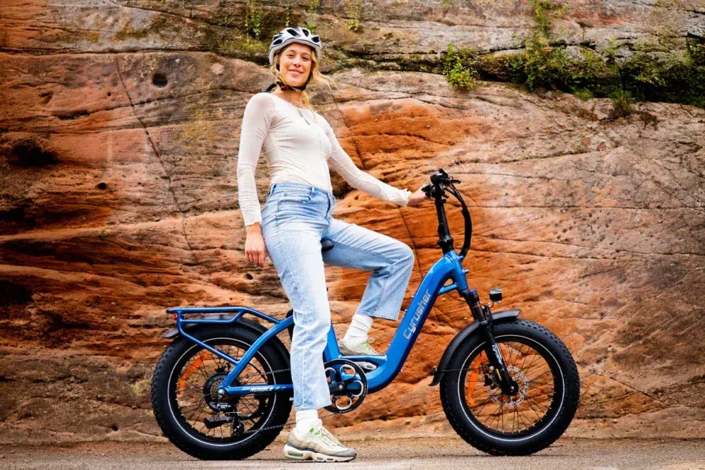 Cyrusher Rumble 2.0 Bici Elettrica Fat Bike Step-Through image 3