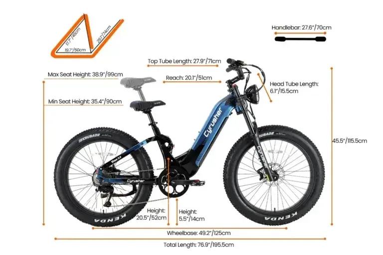 Cyrusher Trax 2.0 E-Mountain Bike Full Suspended image 2