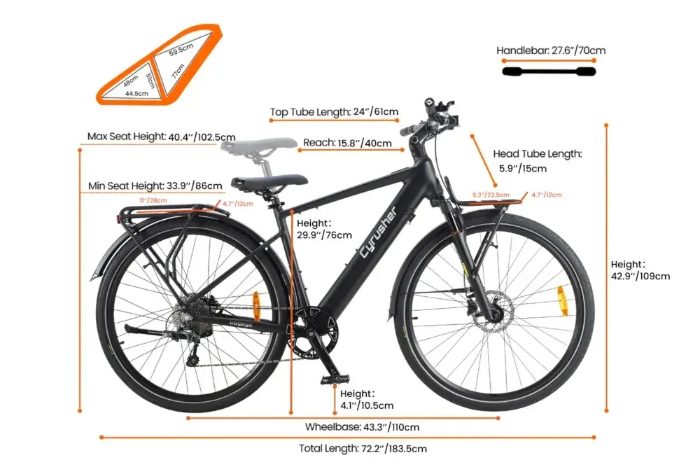 Cyrusher Voyage E-Bike da Trekking image 2