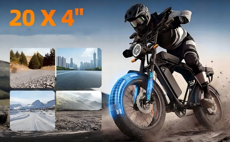 E-bike X5 adatta per utenti da 155 a 200 cm