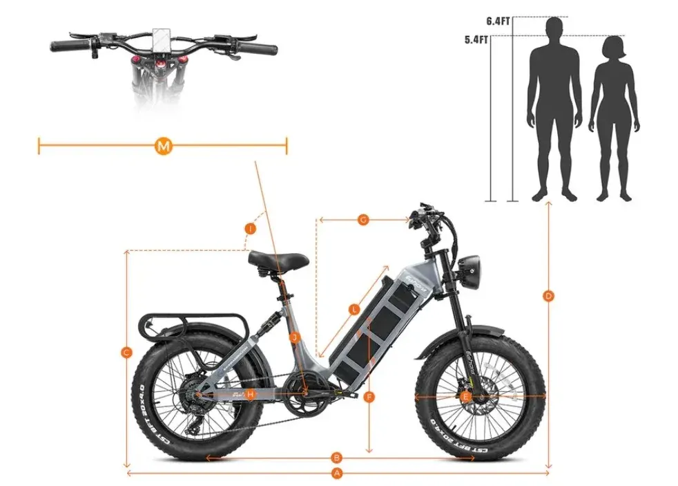 Eahora Juliet Fat Bike Elettrica a Lunga Autonomia image 2
