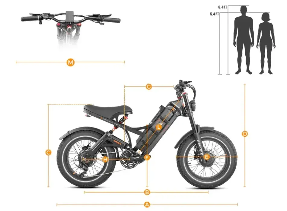 Eahora Romeo II Fat Bike Elettrica image 2