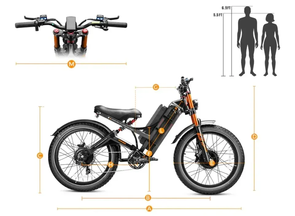 Eahora Romeo Ultra II Fat Bike Elettrica image 2