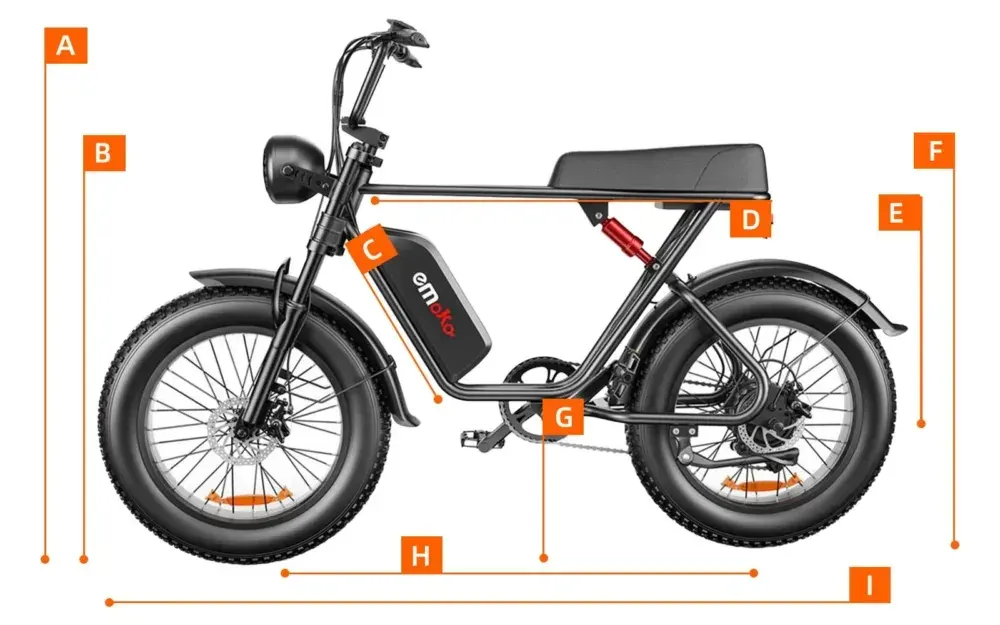 Emoko C91 Fat Bike Elettrica a Doppio Motore image 2