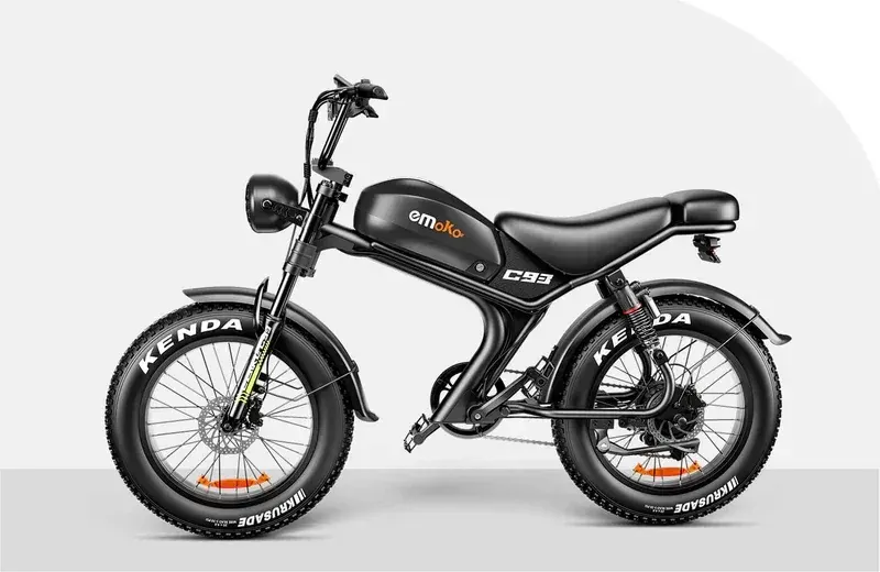 Emoko C93 E-Bike Fat Bike Stile Moto image 5