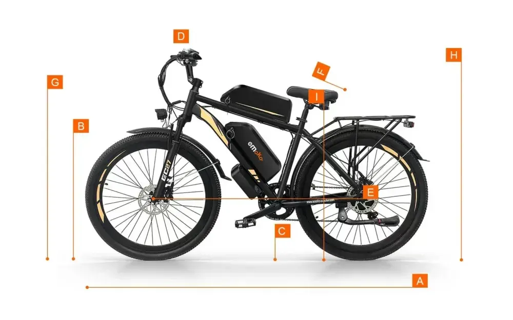 Emoko EC27 Bici Elettrica a Lunga Autonomia image 2