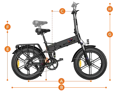 Engwe Engine X Bici Elettrica Pieghevole Full Suspension image 2