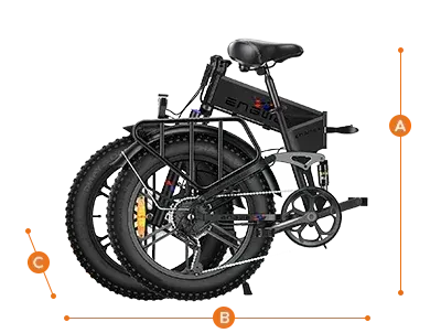 Engwe Engine X Bici Elettrica Pieghevole Full Suspension image 3