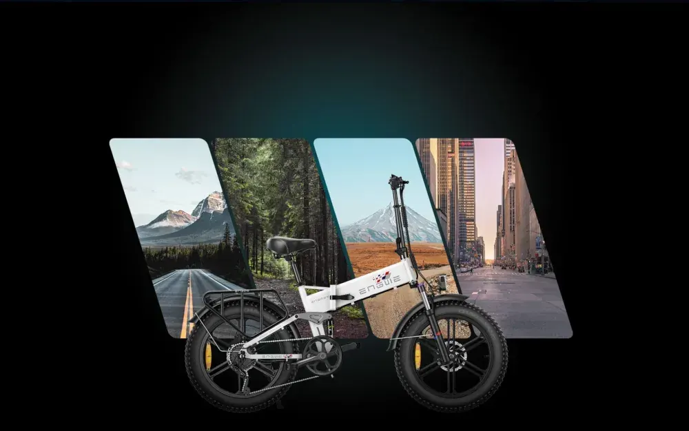 Engwe Engine X Bici Elettrica Pieghevole Full Suspension image 9