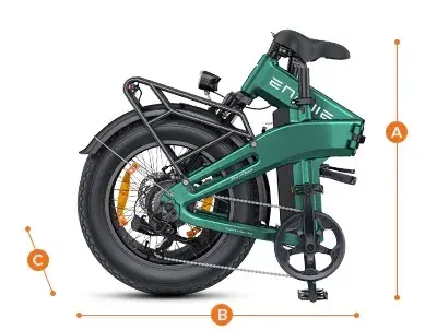 Engwe EP-2 3.0 Boost Bici Elettrica Pieghevole Fat Bike image 3