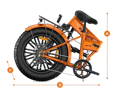 Engwe EP-2 Boost Bici Elettrica Pieghevole Fat Bike image 3