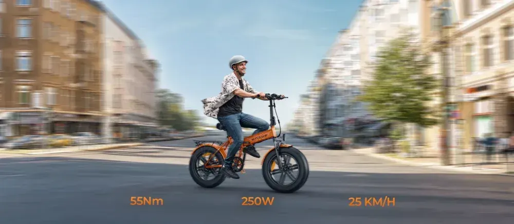 Engwe EP-2 Boost Bici Elettrica Pieghevole Fat Bike image 5