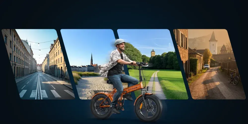 Engwe EP-2 Boost Bici Elettrica Pieghevole Fat Bike image 9