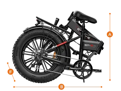 Engwe EP-2 Pro Bici Elettrica Pieghevole Fat Bike image 2