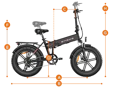 Engwe EP-2 Pro Bici Elettrica Pieghevole Fat Bike image 3