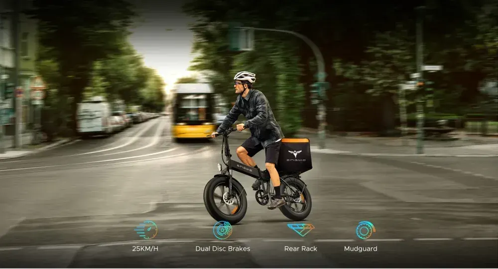 Engwe EP-2 Pro Bici Elettrica Pieghevole Fat Bike image 9