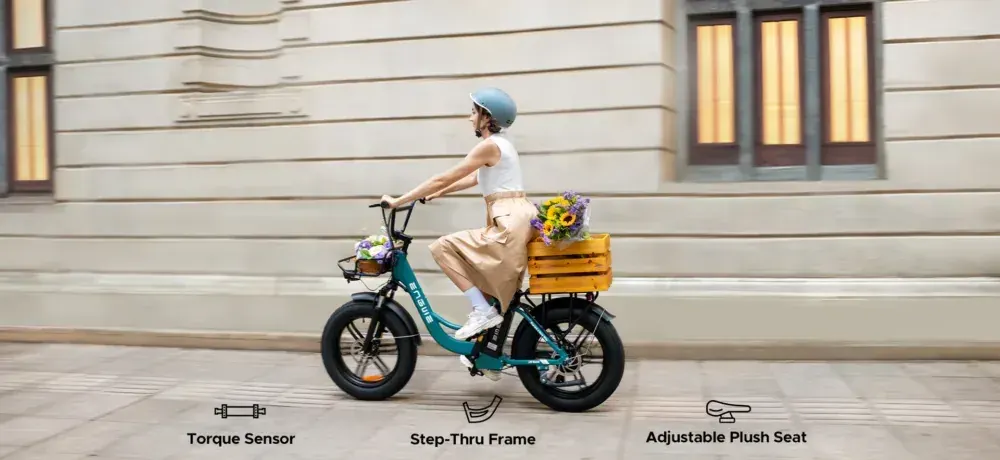 Engwe L20 Boost E-Bike Fat Bike Step-Thru image 5