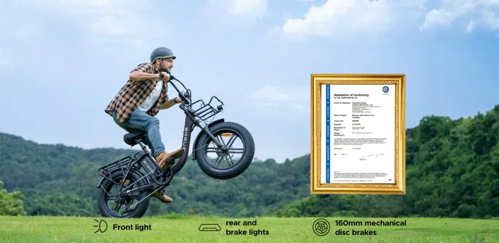 Engwe L20 Boost E-Bike Fat Bike Step-Thru image 7