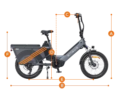 Engwe LE20 Cargo Bike Elettrica image 2