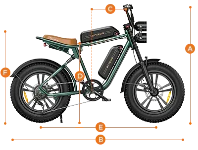 Engwe M20 Fat Bike Elettrica a Lunga Autonomia image 2