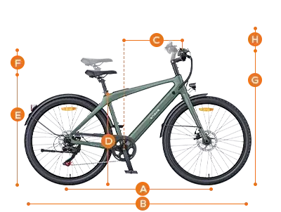 Engwe N1 AIR Bici Elettrica City in Fibra di Carbonio image 2
