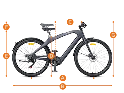 Engwe N1 PRO Bici Elettrica City in Fibra di Carbonio image 2
