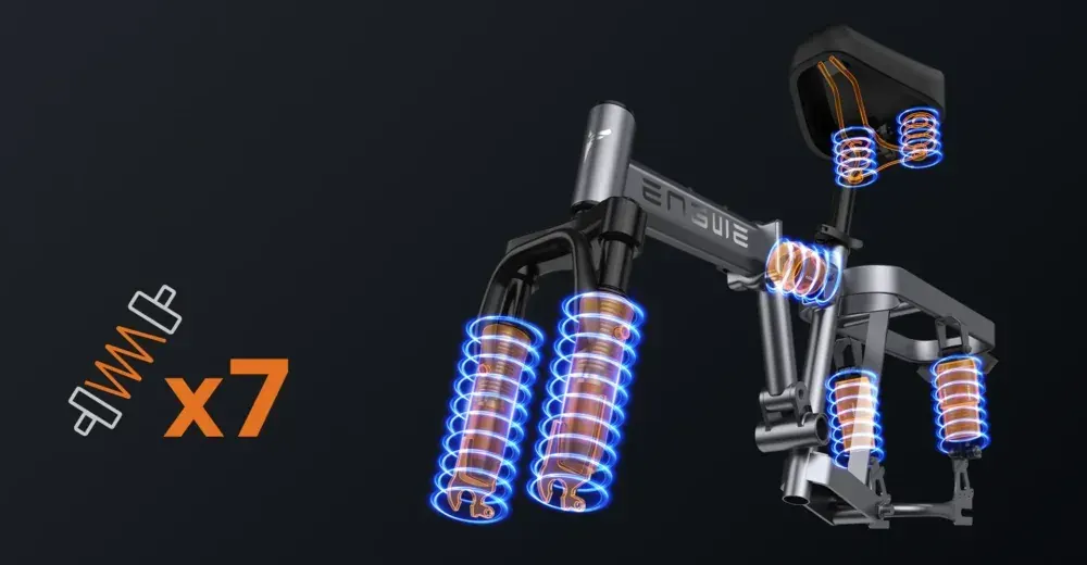 Engwe T14 Bici Elettrica Pieghevole image 7
