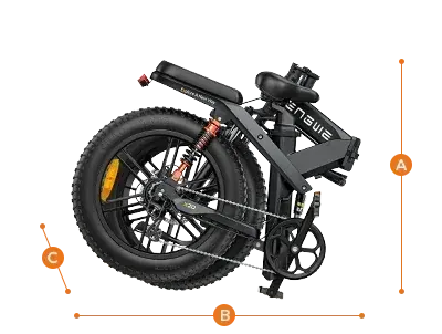 Engwe X26 Fat Bike Elettrica Pieghevole image 3