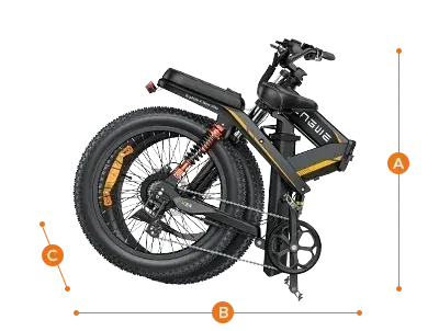 Engwe X26 Fat Bike Elettrica Pieghevole image 5