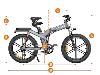 Engwe X26 Fat Bike Elettrica Pieghevole image 6