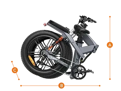 Engwe X26 Fat Bike Elettrica Pieghevole image 7