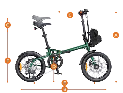 Engwe Zip Bici Elettrica Pieghevole image 2