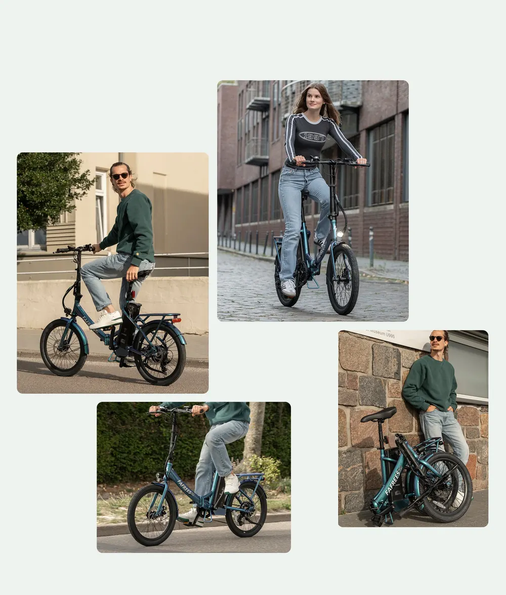 Fafrees F20 Lasting Bici Elettrica Pieghevole image 11