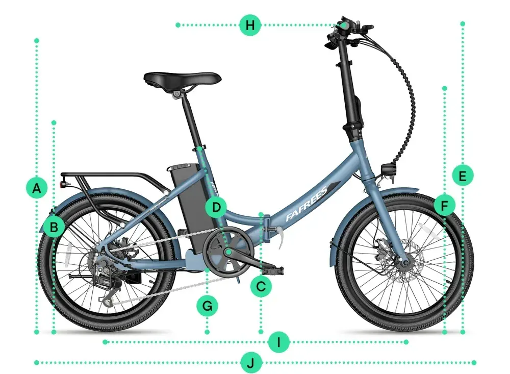 Fafrees F20 Light Bici Elettrica Pieghevole image 2