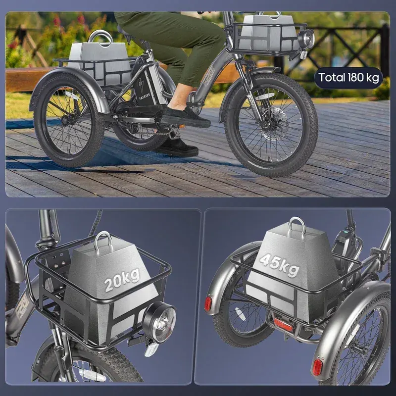 Fafrees F20 Mate Triciclo Elettrico Pieghevole image 7