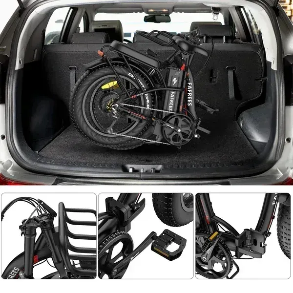 Fafrees F20 Max Bici Elettrica Fat Tire Pieghevole image 7