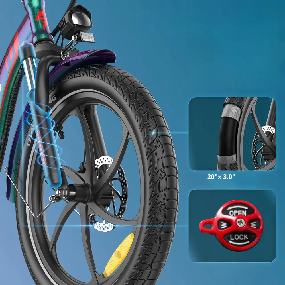 Fafrees F20 Pro Bici Elettrica Pieghevole image 5