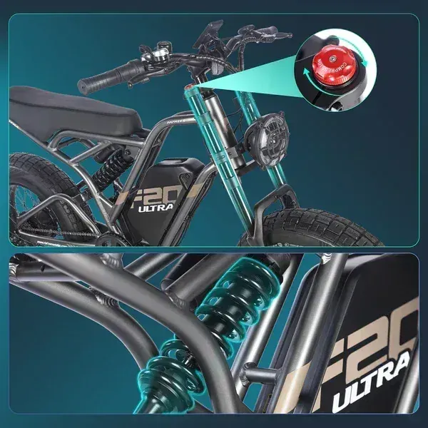 Fafrees F20 Ultra Bici Elettrica Fat Bike Pieghevole image 6