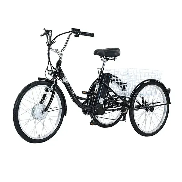 Batteria rimovibile da 36V 20Ah del Gogobest GF100, estratta dal telaio per la ricarica.