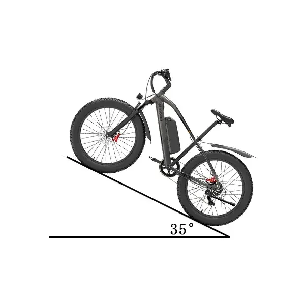 Batteria da 48V 20Ah rimovibile della Gogobest GF600 Plus, inserita nel telaio, con connettore.