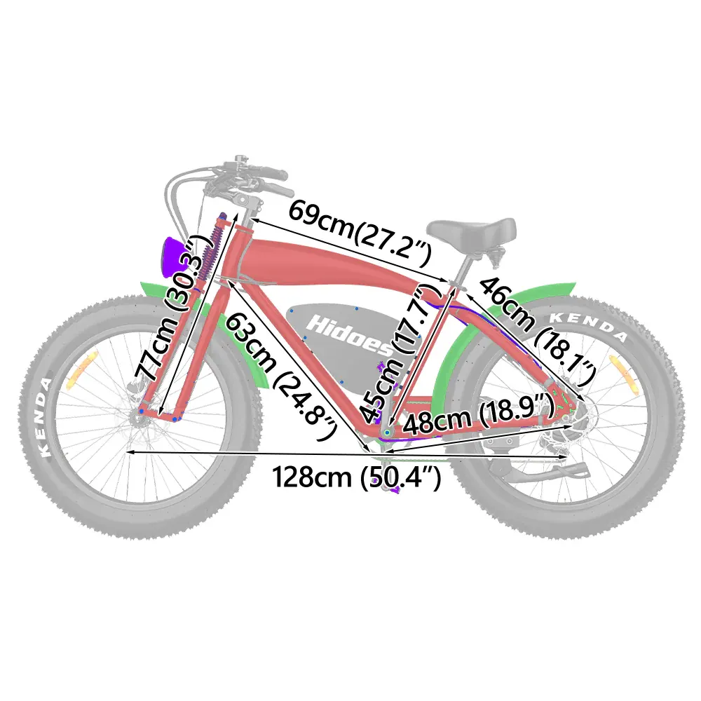 Hidoes B3 Fat Bike Elettrica image 10