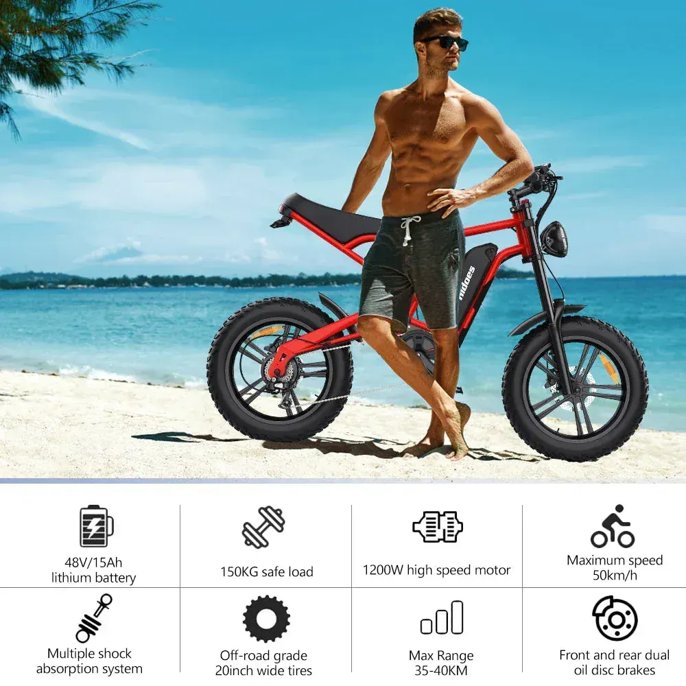 Hidoes B6 Fat Tire E-Bike image 10