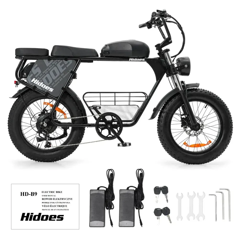 Hidoes B9 Fat Bike Elettrica a Doppia Batteria image 7