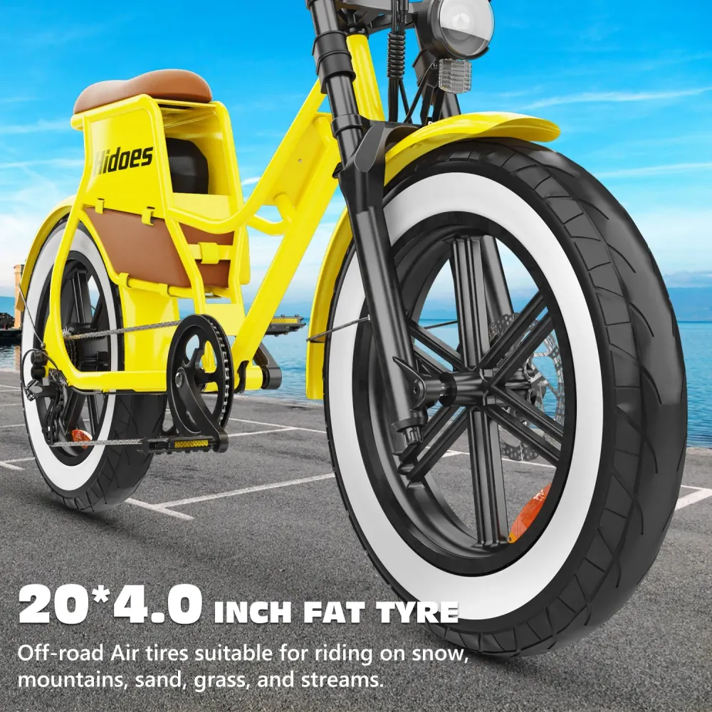 Hidoes C8 E-Bike Fat Tire Potente e Versatile image 10