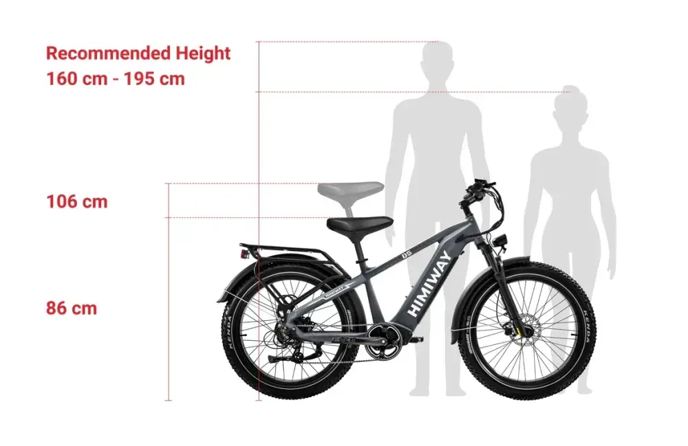 Himiway D5 E-Fat Bike 26 Pollici per Ogni Terreno image 3