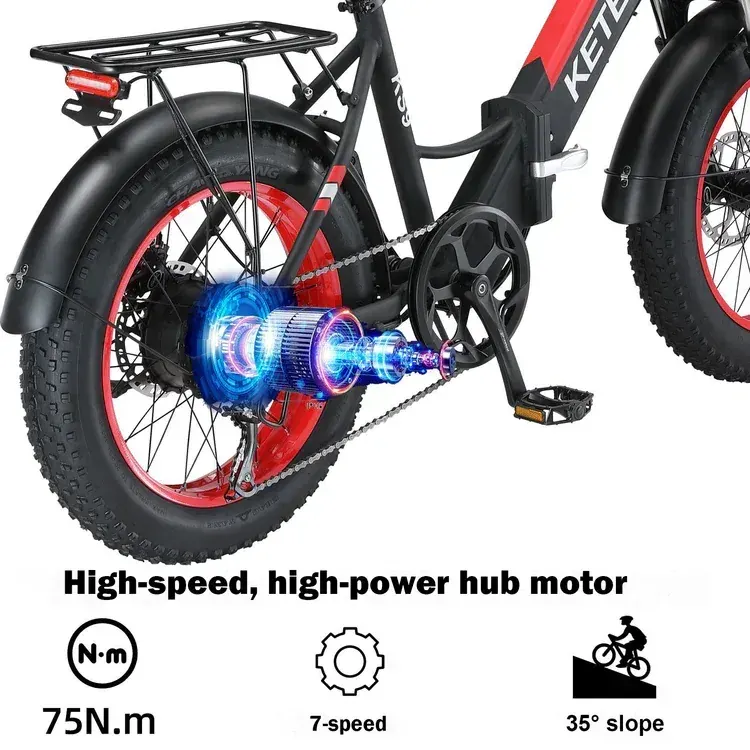 Keteles KS9 Bici Elettrica Pieghevole image 4