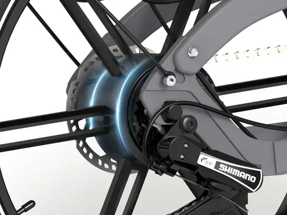 Koolux BK10 Pro Bici Elettrica Pieghevole Fat Bike image 3