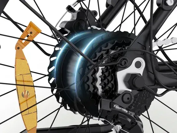 Koolux BK10S Bici Elettrica Pieghevole Fat Bike image 3