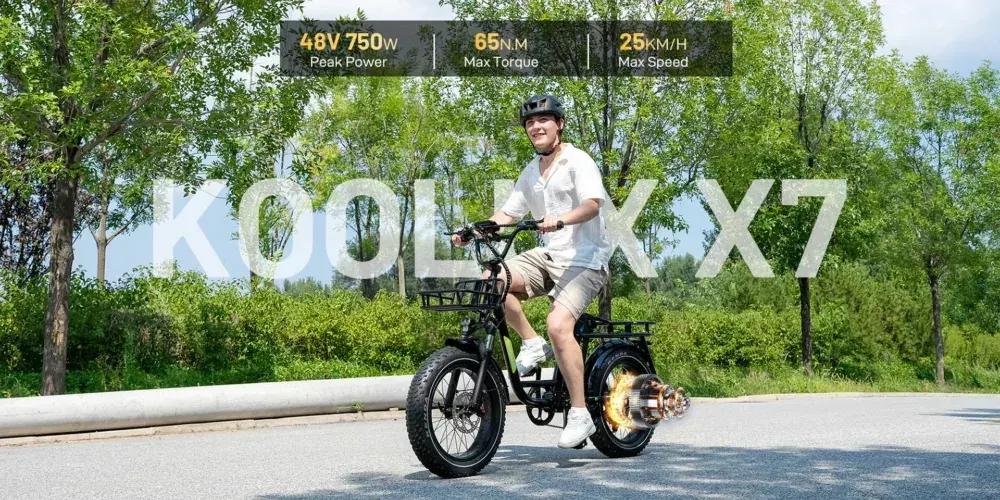 Koolux X7 Bici Elettrica Cargo image 2
